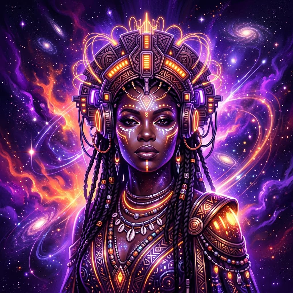 Generated portrait artwork preview